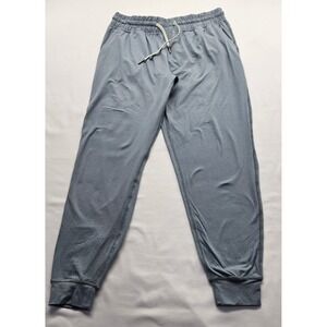 Ron Jon Surf Shop Men Jogger Sweatpants Blue Gray Small Elastic Waist Drawstring